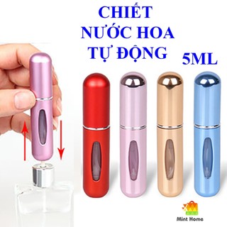 Chai chiết, chiếc nước hoa, lọ chiết nước hoa mini 5ml tự động dạng xịt