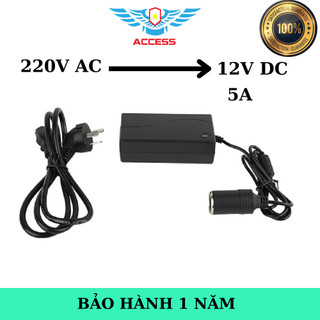 [BH 1 NĂM] Bộ Adapter chuyển đổi nguồn điện AC 220V Sang 1 chiều DC 12V chân cắm tẩu ô tô - Access