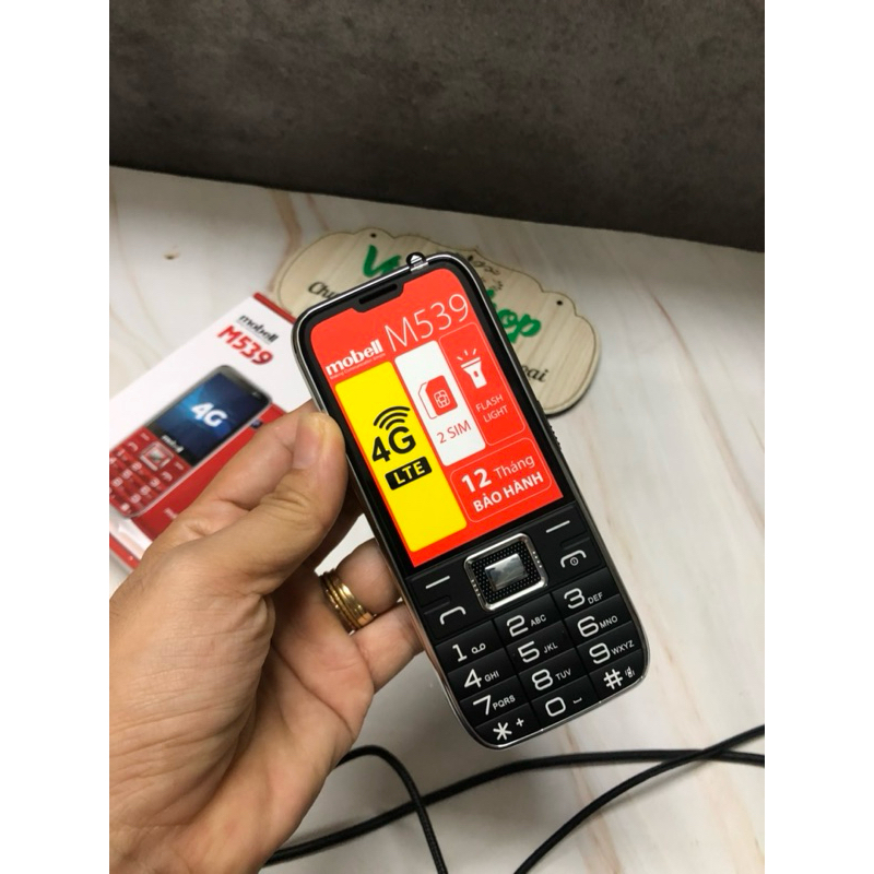 Điện thoại Mobell M539 4G có chức năng Ghi âm cuộc gọi - Bảo hành 12 tháng
