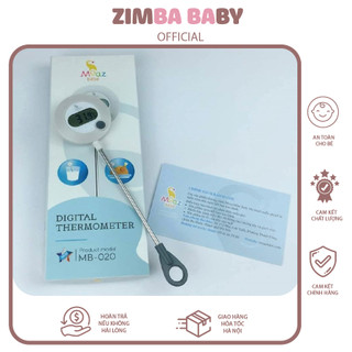 Nhiệt kế đo nhiệt độ sữa thông minh MOAZ BEBE MB 020 Nhiệt kế đo nước pha sữa Bảo hành chính hãng 12 tháng