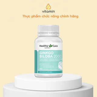 Viên bổ não Ginkgo Biloba Healthycare 2000mg 100 viên