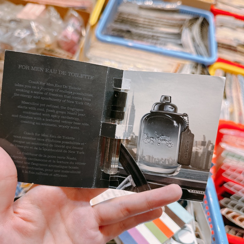 Mẫu thử vial nước hoa Coach thơm lắm 2ml