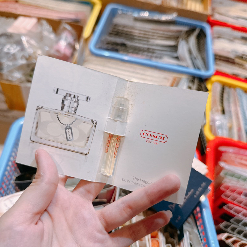 Mẫu thử vial nước hoa Coach thơm lắm 2ml