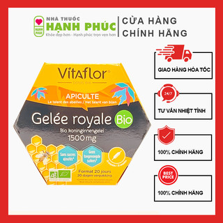 Sữa Ong Chúa Vitaflor Gelée Royale Bio 1500mg Của Pháp 20 Ống