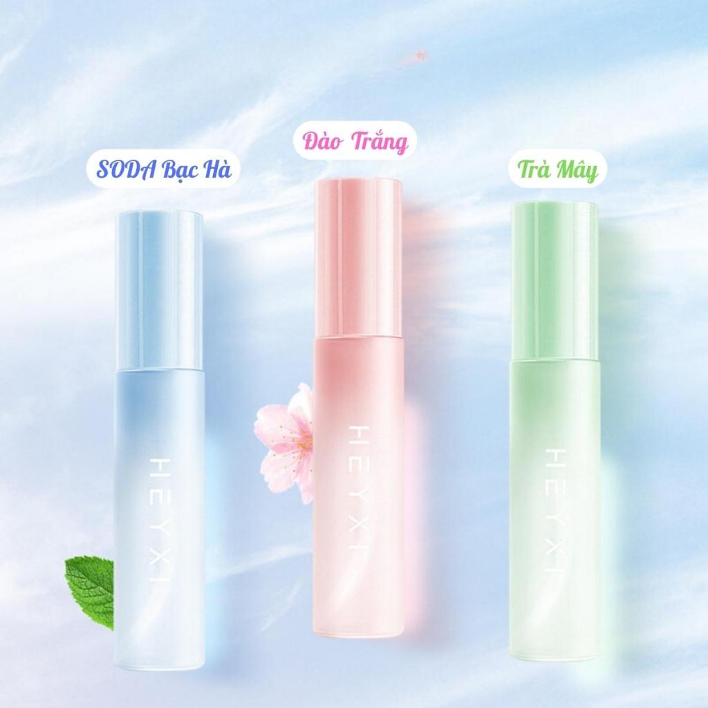Xịt Thơm Miệng Men Vi Sinh Heyxi Trong Suốt Chống Hôi Miệng Giúp Hơi Thở Thơm Tho Hương Đào, Bạc Hà, Trà Mây