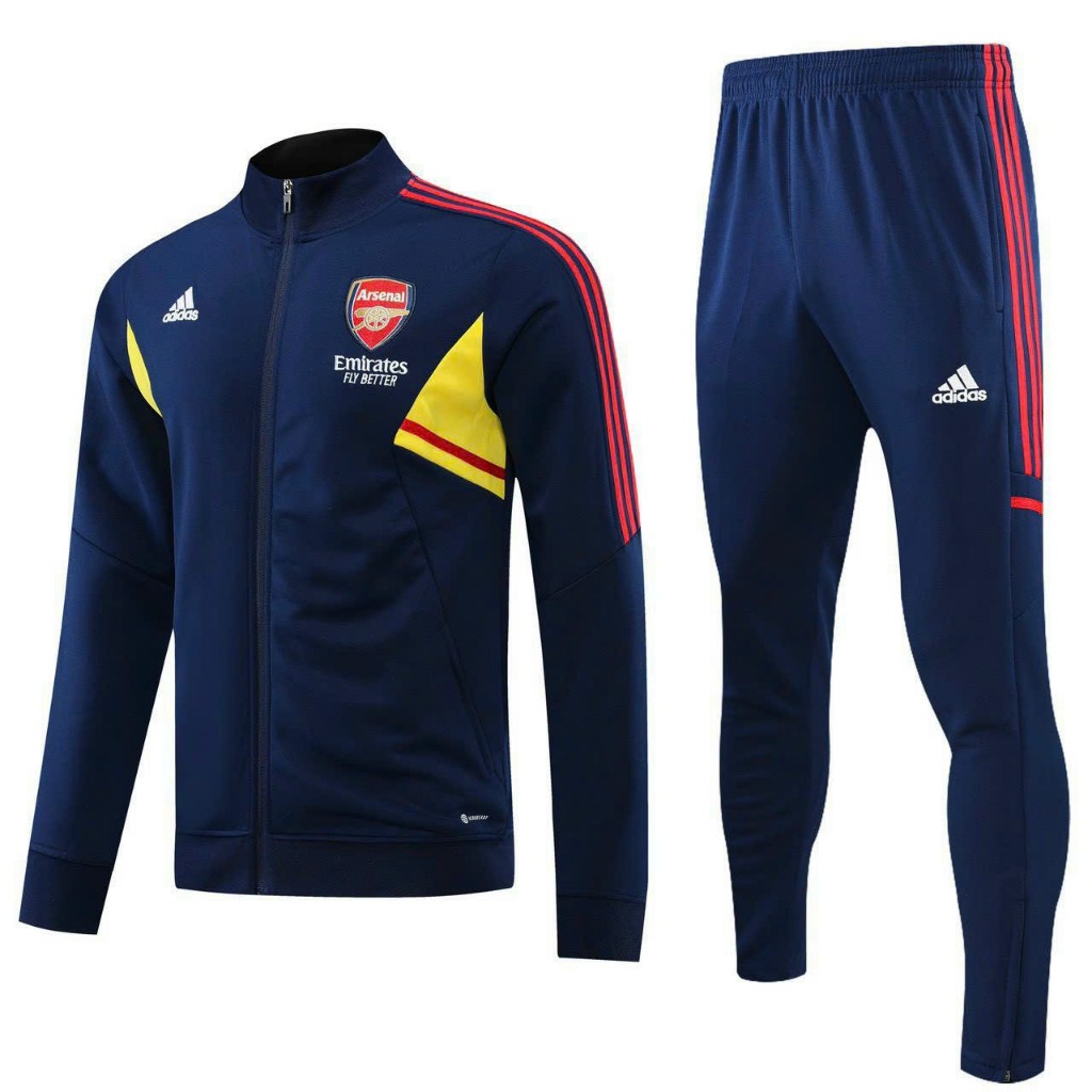 Bộ áo khoác bóng đá arsenal, áo khoác nỉ cao cấp 2024