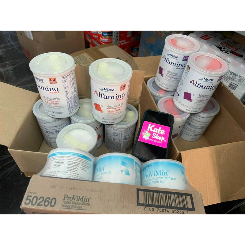 Bay air - Sữa bột Alfamino Nestle INFANT / JUNIOR 400g Dành cho bé dị ứng