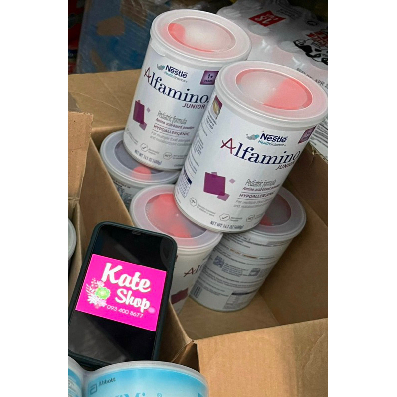 Bay air - Sữa bột Alfamino Nestle INFANT / JUNIOR 400g Dành cho bé dị ứng