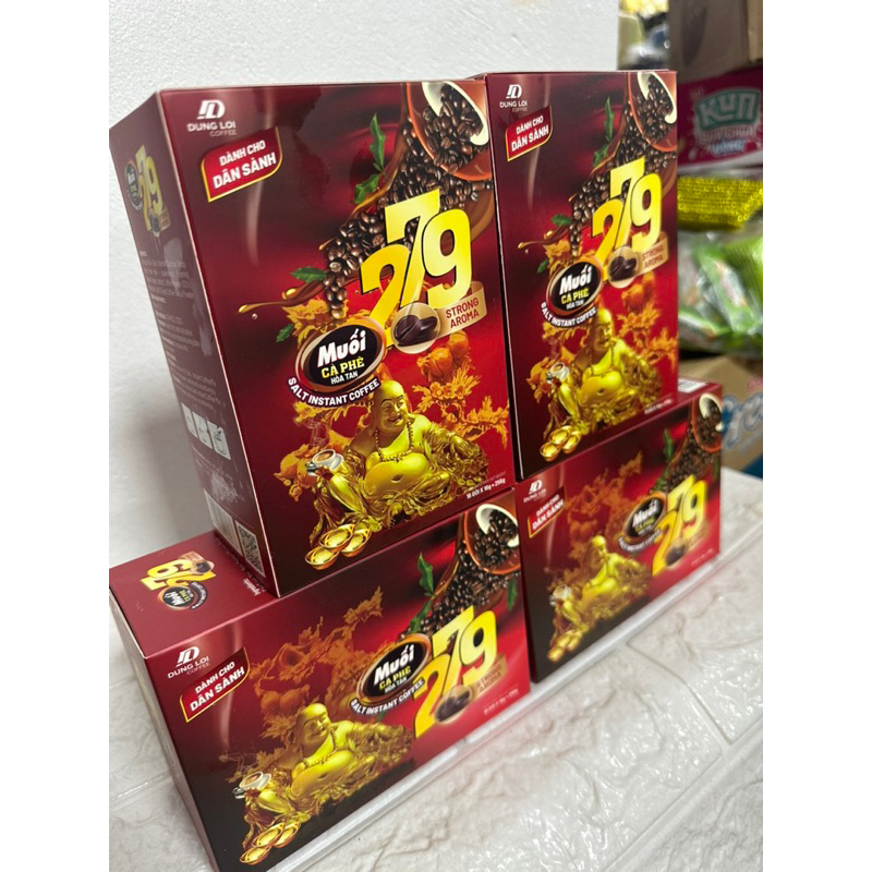 Hộp Cà Phê Hoà Tan Muối 279 Dành Cho Dân Sành 16 gói x16g