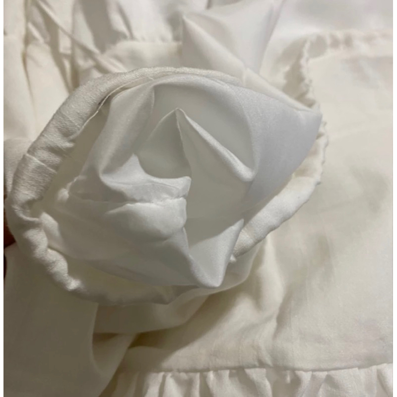 Chân váy dài tầng vải đũi Nhật dây rút