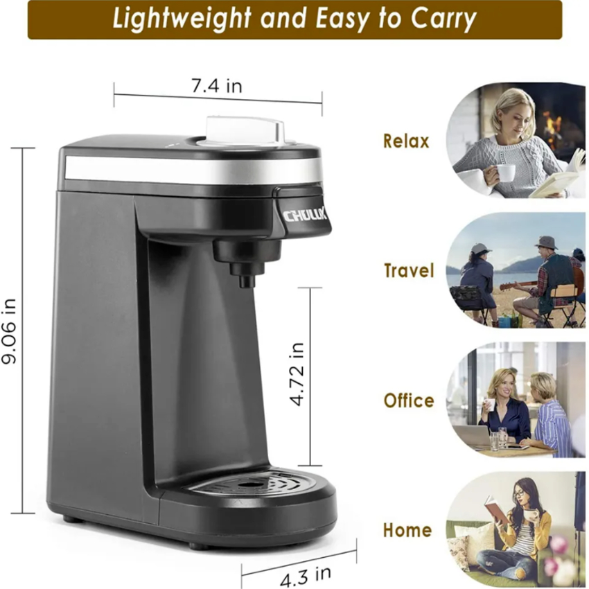 Sản phẩm Máy pha cà phê viên nén QF-CM801 Thương hiệu Đài Loan Chulux Nespresso - Bảo Hành 1 Năm