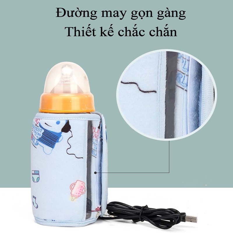 Túi ủ sữa nhiều chế độ, túi hâm bình sữa giữ nhiệt thông minh, làm ấm nhanh dễ dàng di động tốt hơn máy hâm sữa