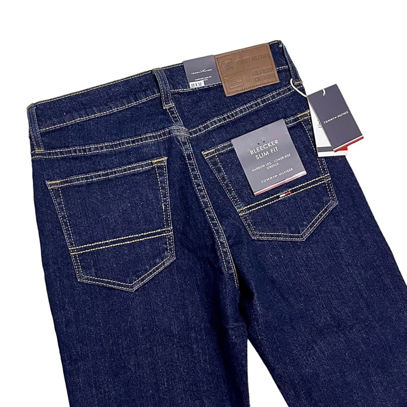 Quần jean nam Tommy slim fif ông 17-18 xuất khẩu - phôm chuẩn vãi cao cấp không ra màu