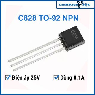 Transistor C828 TO-92 NPN 0,1A 25V (gói 50con)