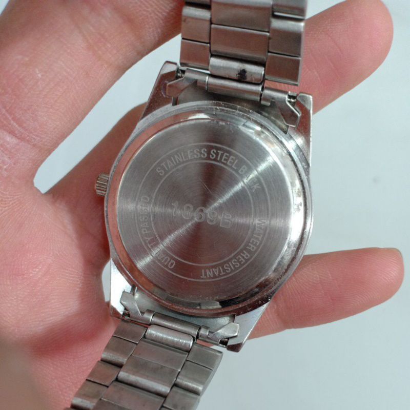 Đồng hồ nam si nhật hiệu KABANA mặt xanh độ mới 90%