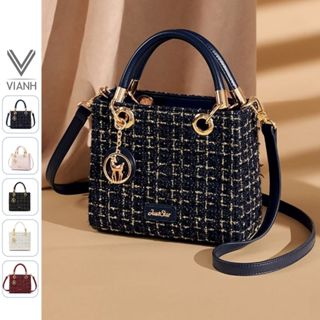 Túi Đeo Chéo Nữ Đi Tiệc Đi Làm Nhỏ Xinh Mini Sang Trọng Just Star ViAnh Store 172524 Phối Vải Dạ