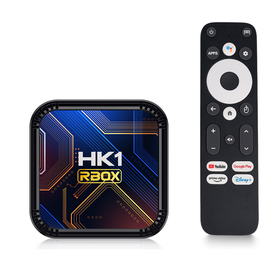 Android TV Box HK1 Giọng Nói RAM 4G + 32GB Mới 2023 Cài Sẵn 100 Kênh Miễn Phí, Youtube Chặn Quảng Cáo
