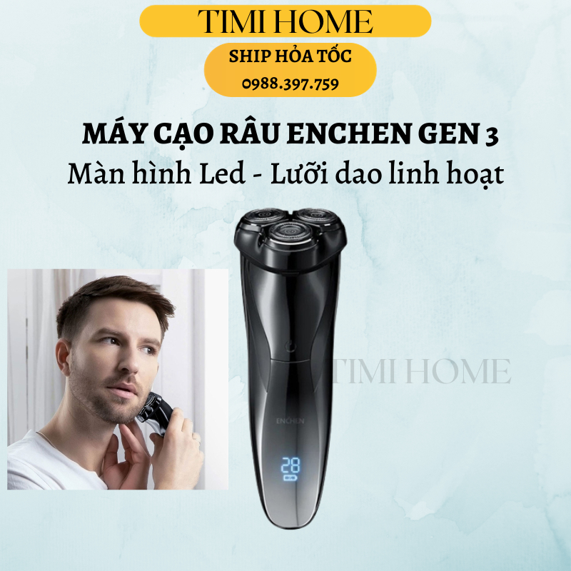 Máy Cạo Râu Enchen Blackstone 3 - CHÍNH HÃNG - BẢO HÀNH 3 THÁNG