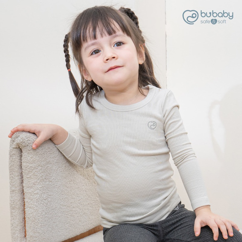 Áo giữ nhiệt, áo cổ tròn Bu chất Molist cho bé 9-17kg