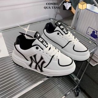 Giày mlb chunky liner, giầy MLB NY trắng đen, giày thể thao sneaker nam nữ hàng cao cấp đầy đủ phụ kiện túi xách.