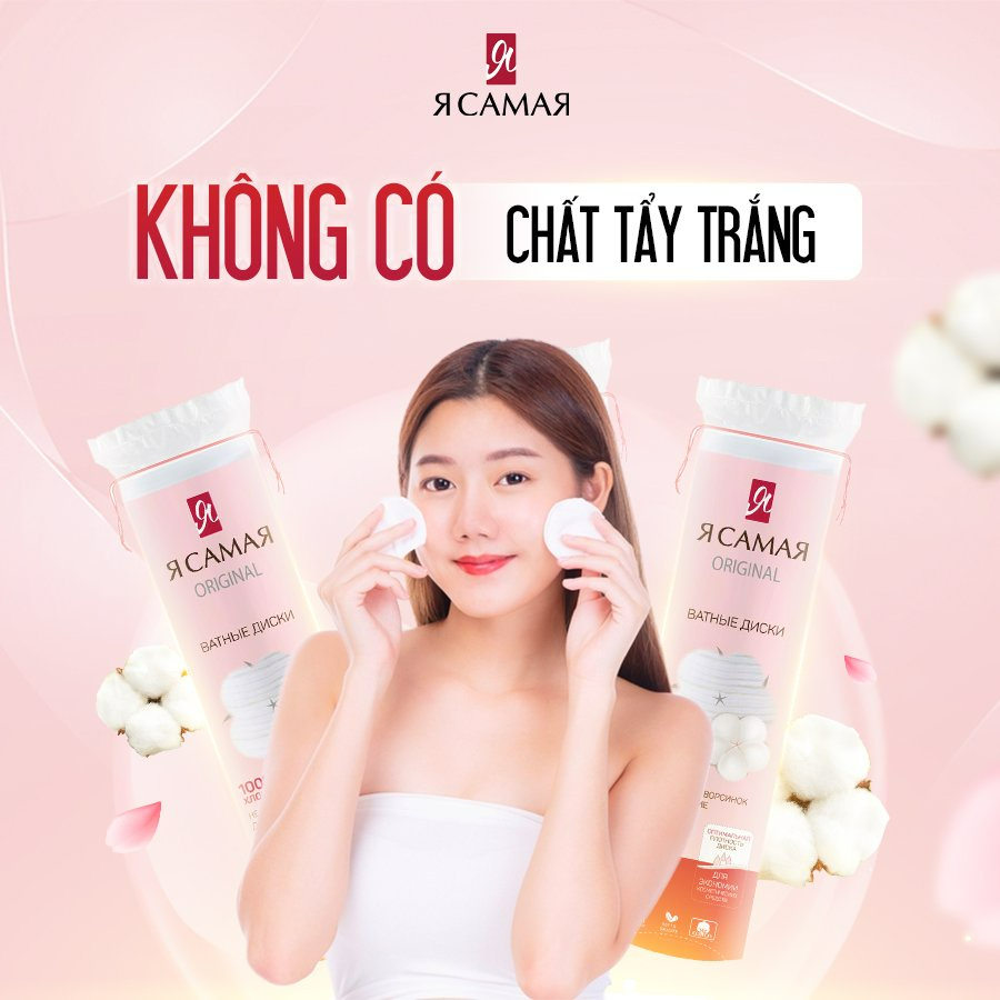 Bông Tẩy Trang Ya Samaya Cotton Pads 120 Miếng