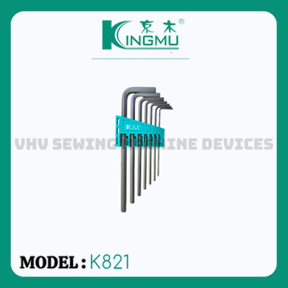 Set vít lục giác 7 món đuôi bằng hiệu kingmu no. k821
