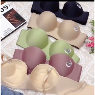  Sale sốc : Combo 3 Áo ngực  su non cúp ngang đệm dày 1,5- 2cm nâng nhẹ - quả áo phom A  có lẻ 1 áo  size 32 34 36 38 