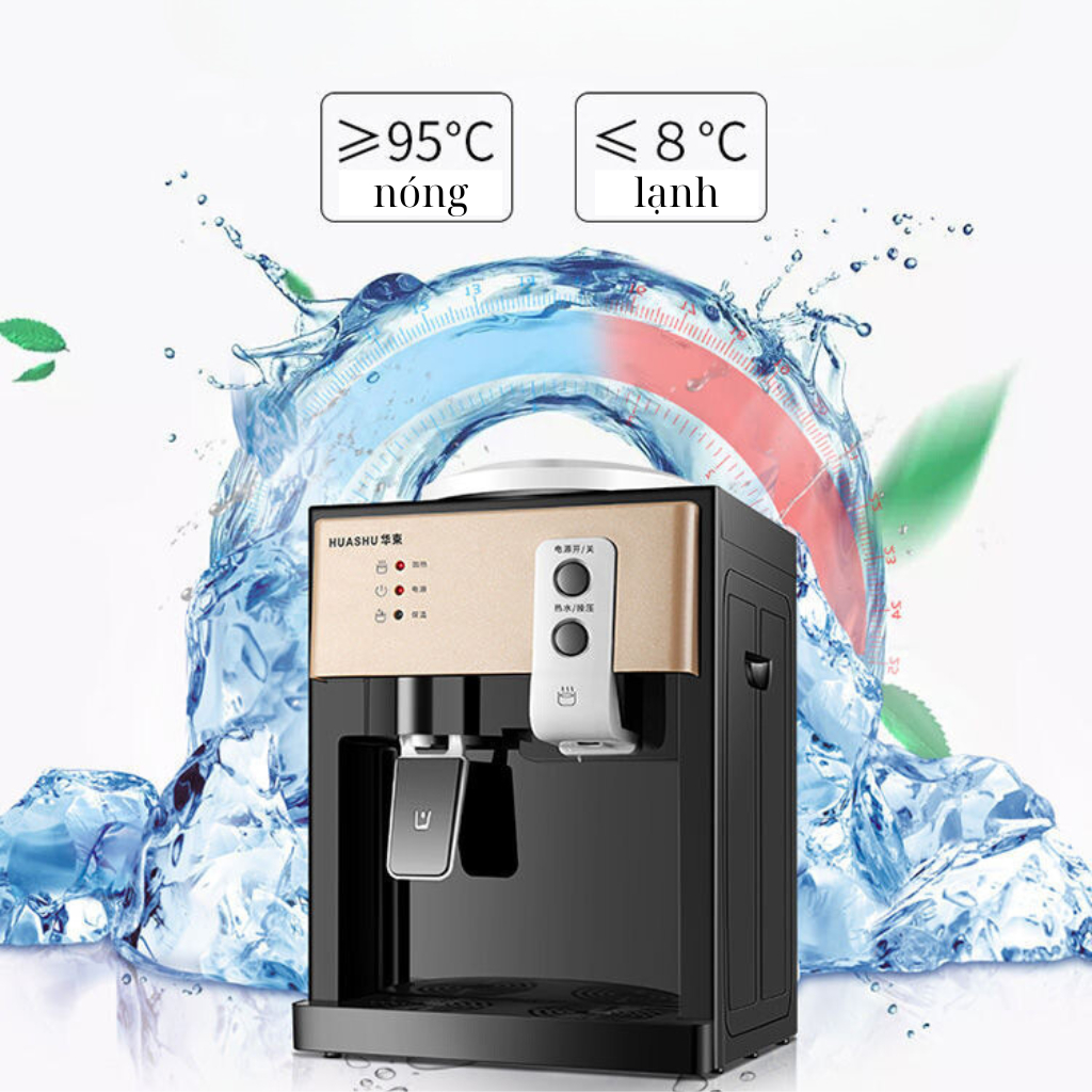 Bình lọc nước nóng lạnh, Cây nước nóng lạnh mini KAW làm nóng, lạnh nhanh bảo hành chính hãng 12 tháng