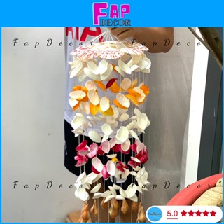 (CHUÔNG VỎ SÒ) Chuông Gió Vỏ Sò Phong Thủy Treo Cửa Loại Đại, Vỏ Sò Ốc Chuông Gió Món Qùa Của Biển - FAPDECOR