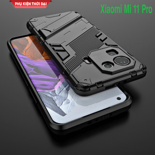 Ốp lưng Xiaomi Mi 11 Pro chống sốc Iron Man Ver 2 giá đỡ xem phim cao cấp bảo vệ camera