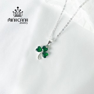 Dây Chuyền Bạc Cỏ 3 Lá May Mắn - Minh Canh Jewelry