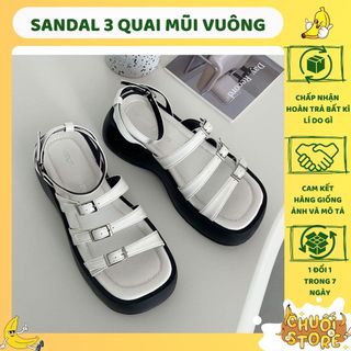 Giày sanda nữ đế xuồng cao 5cm quai mảnh cực đẹp đế cao su êm phong cách hàn quốc phù hợp đi chơi đi học