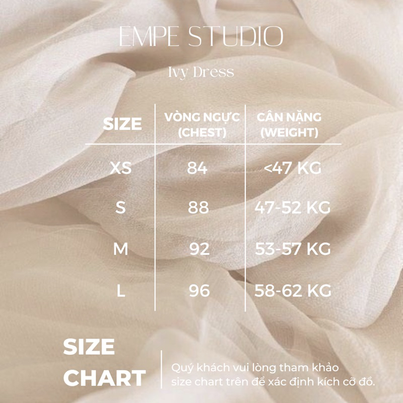 Empe Studio by Libre - Ivy Dress - Váy lụa tay lông tiểu thư