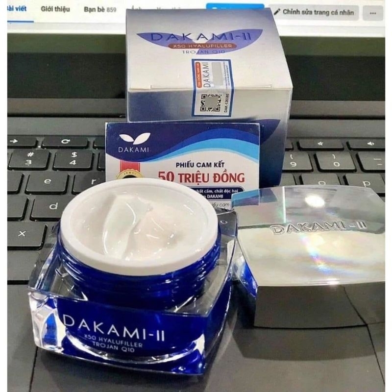 Compo 2 kem dưỡng 1 serum kem daikami II dưỡng trắng mờ nám