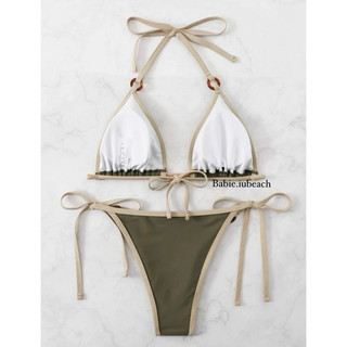 [ Có sẵn - Hoả tốc ] Bikini 2 mảnh oliu🫒 Xs/S