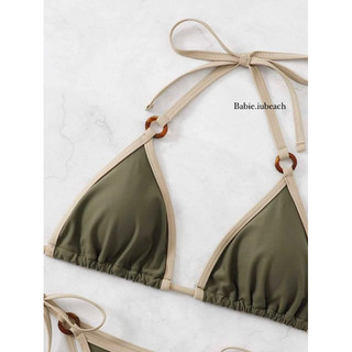[ Có sẵn - Hoả tốc ] Bikini 2 mảnh oliu🫒 Xs/S