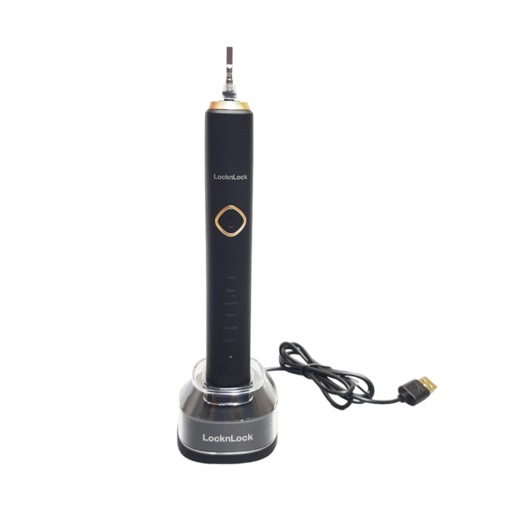 Bàn chải đánh răng điện Lock&Lock ENR636BLK - Hàng Chính Hãng