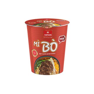 Thùng 24 ly mì bò Vifon 60g