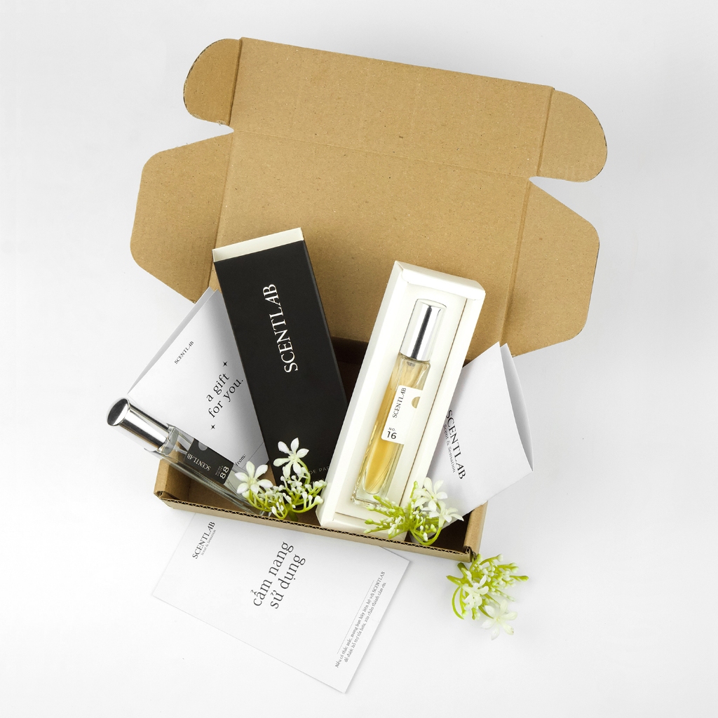 Nước hoa nữ SCENTLAB No.09 Lucid Dream tinh dầu thơm lưu hương 8h, hương gỗ mật ong, vanilla mini 10ml