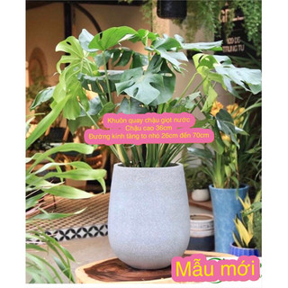 Khuôn quay chậu giọt nước ,chậu cao 36cm,đường kính tăng to nhỏ từ 26cm đến 70cm