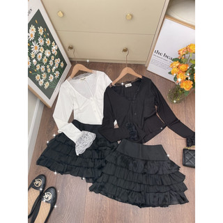 SET CROP PULL CHỮ TAY PHỐI + JOGGER XANH 💎