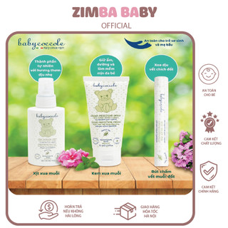 Bộ sản phẩm chống muỗi cho bé chiết xuất tía tô đất và cây phong lữ Babycoccole Phù hợp cho các bé 0M