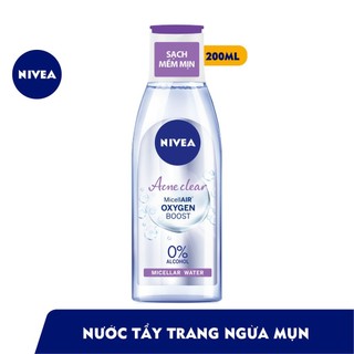 Nước tẩy trang NIVEA không cồn 200ml
