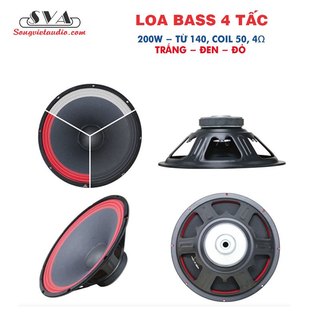 Củ loa bass 40 coil 50 từ 140, 4ohm 200w - cái