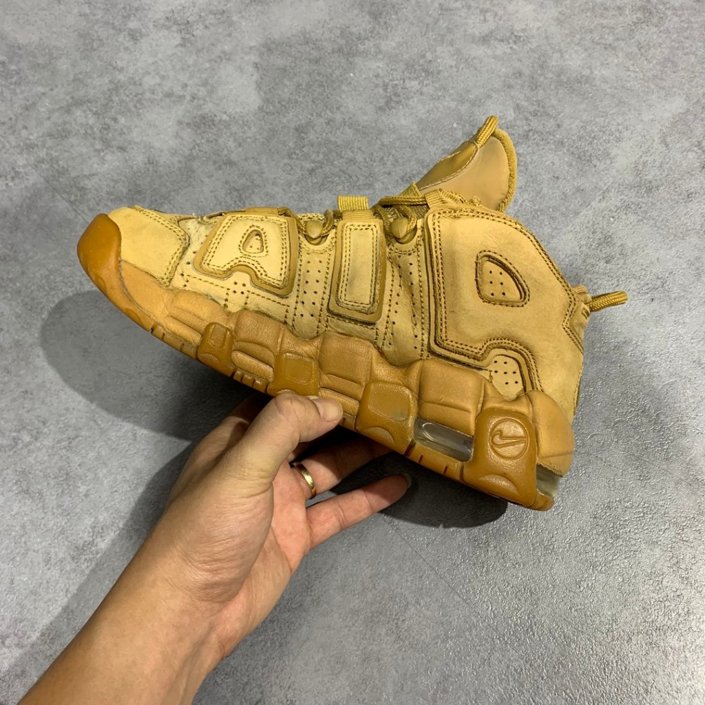 2hand Giày Nike Air More Uptempo Flax  Kids'  922845-200 SIZE 37.5