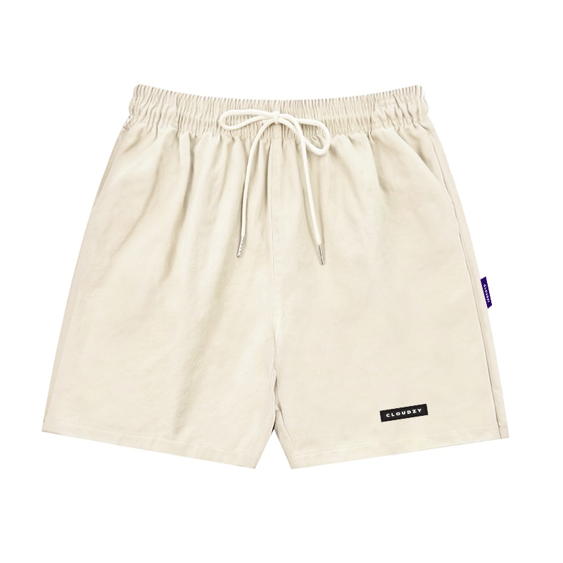 Quần short nam nữ QS KAKI TRƠN CLOUDZY cotton mềm mịn unisex thể thao cao cấp ống rộng bigsize mặc nhà ngủ thời trang