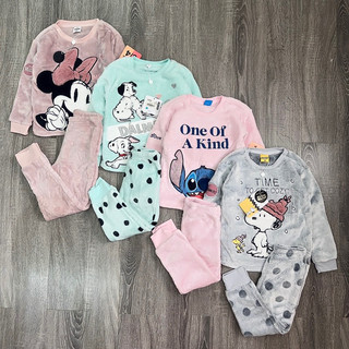 Bộ lông nhung dày dặn Disney xuất dư xịn