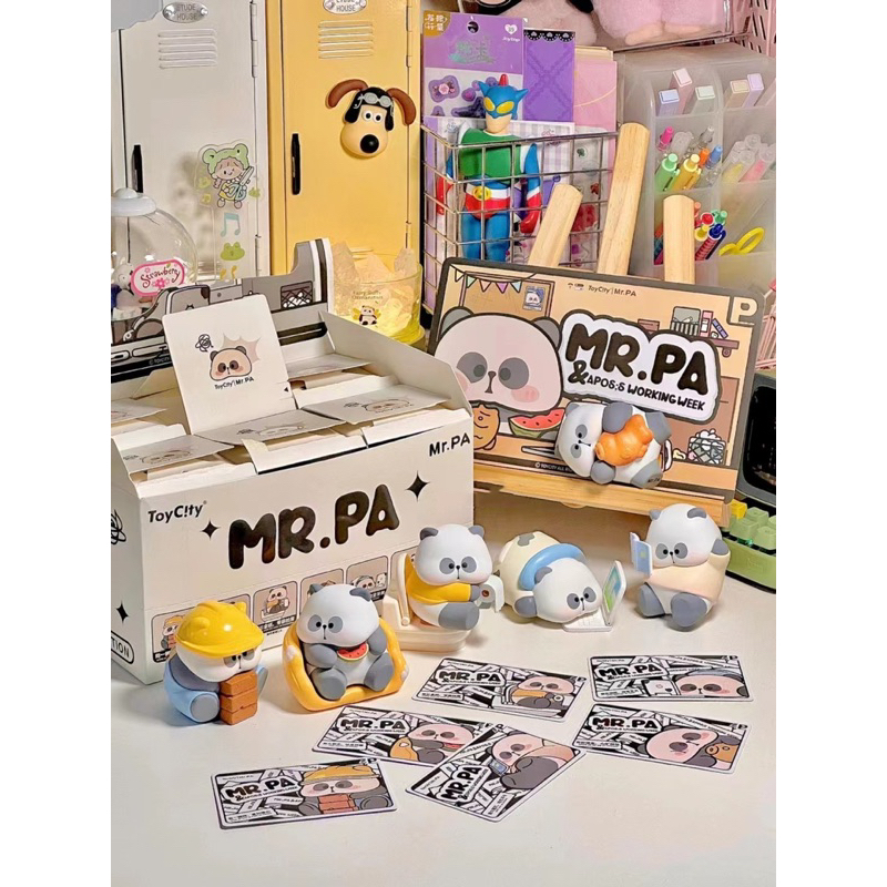 ［Check Card] Toycity x Mr. Pa Working day mô hình trưng bày