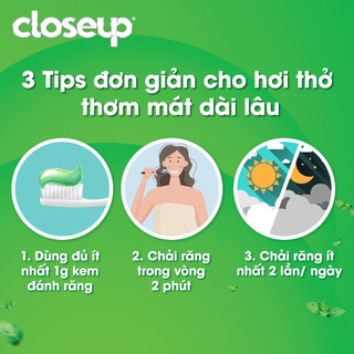 Kem đánh răng Closeup | Tuýp 230gr