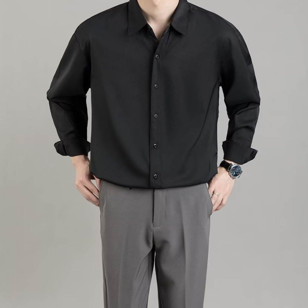 Áo sơ mi nam dài tay Học Sinh, Sinh Viên Giá Xưởng SML